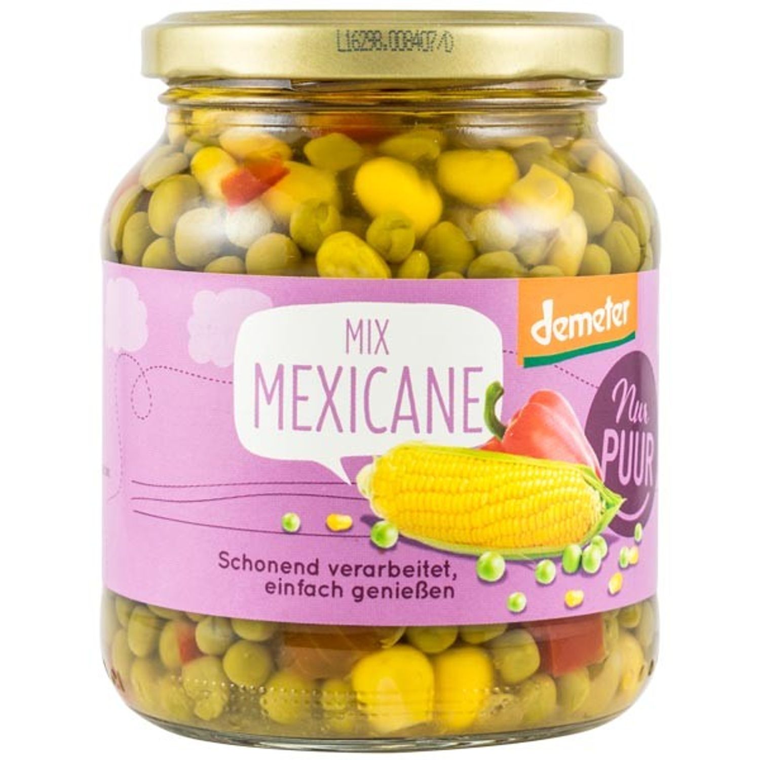 Mix de legume mexican Bio, 350g Nur PUUR fotografia produsului