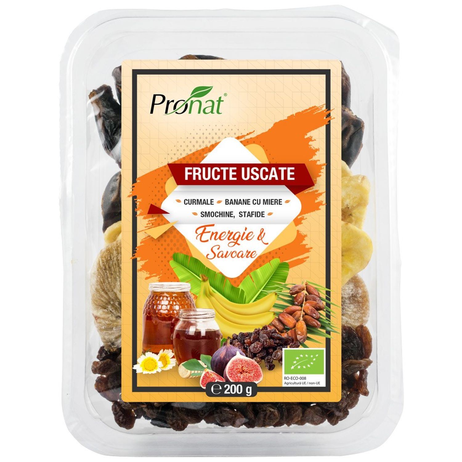 Mix Bio de fructe uscate energie si savoare 200g fotografia produsului