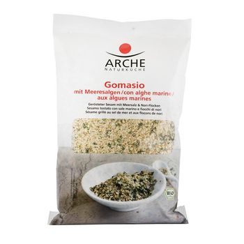 Gomasio bio cu sare de mare si alge marine, 200 g arche