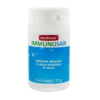 Immunosan, capsule probiotice 40 capsule medicura