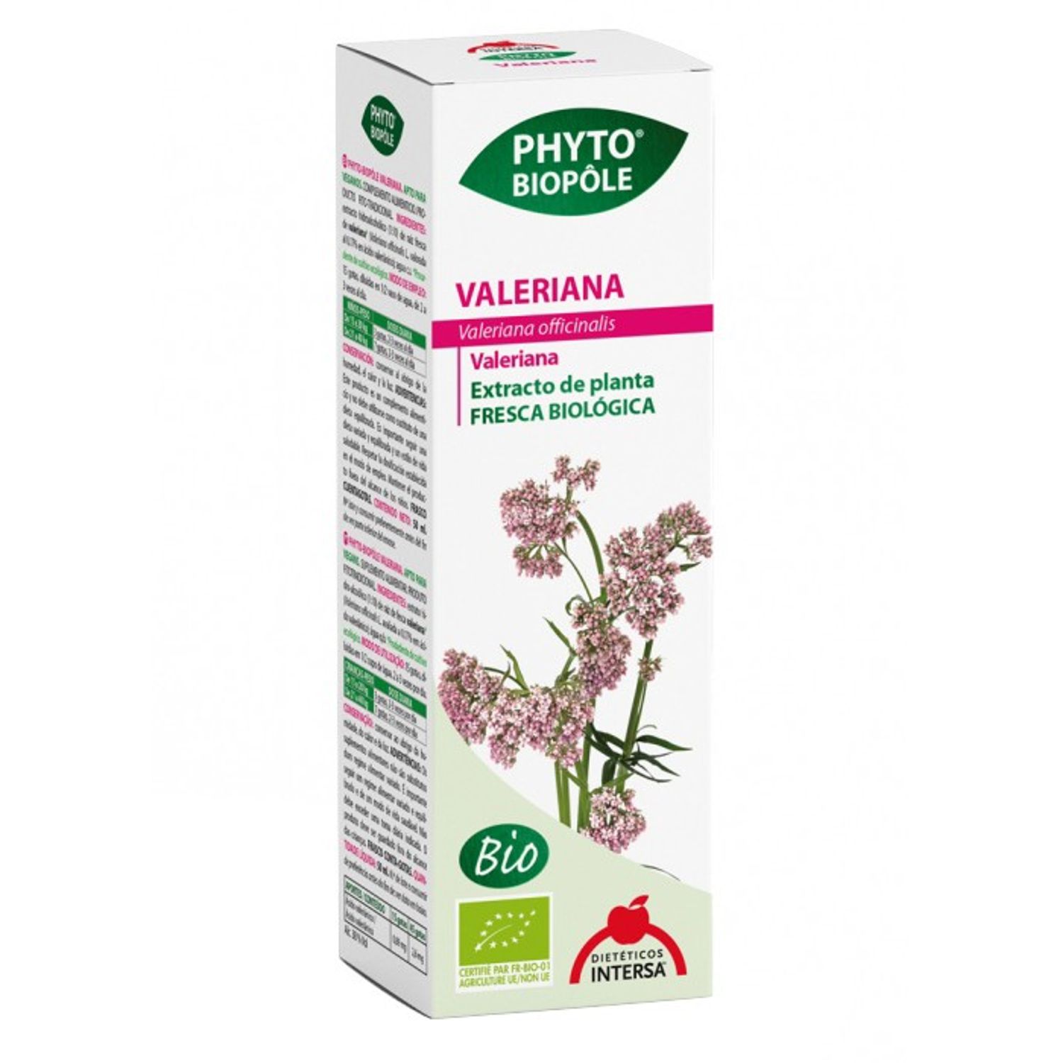Extract Bio de valeriana, 50 ml Phyto-Biopole fotografia produsului View 2 L