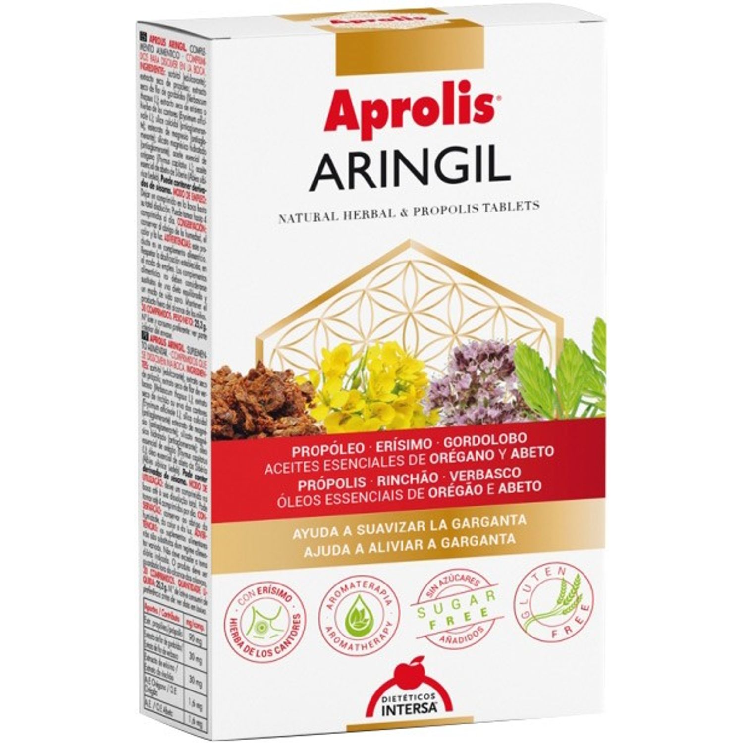 Aringil (tablete din plante si propolis) 25,2g 30 tablete Aprolis fotografia produsului