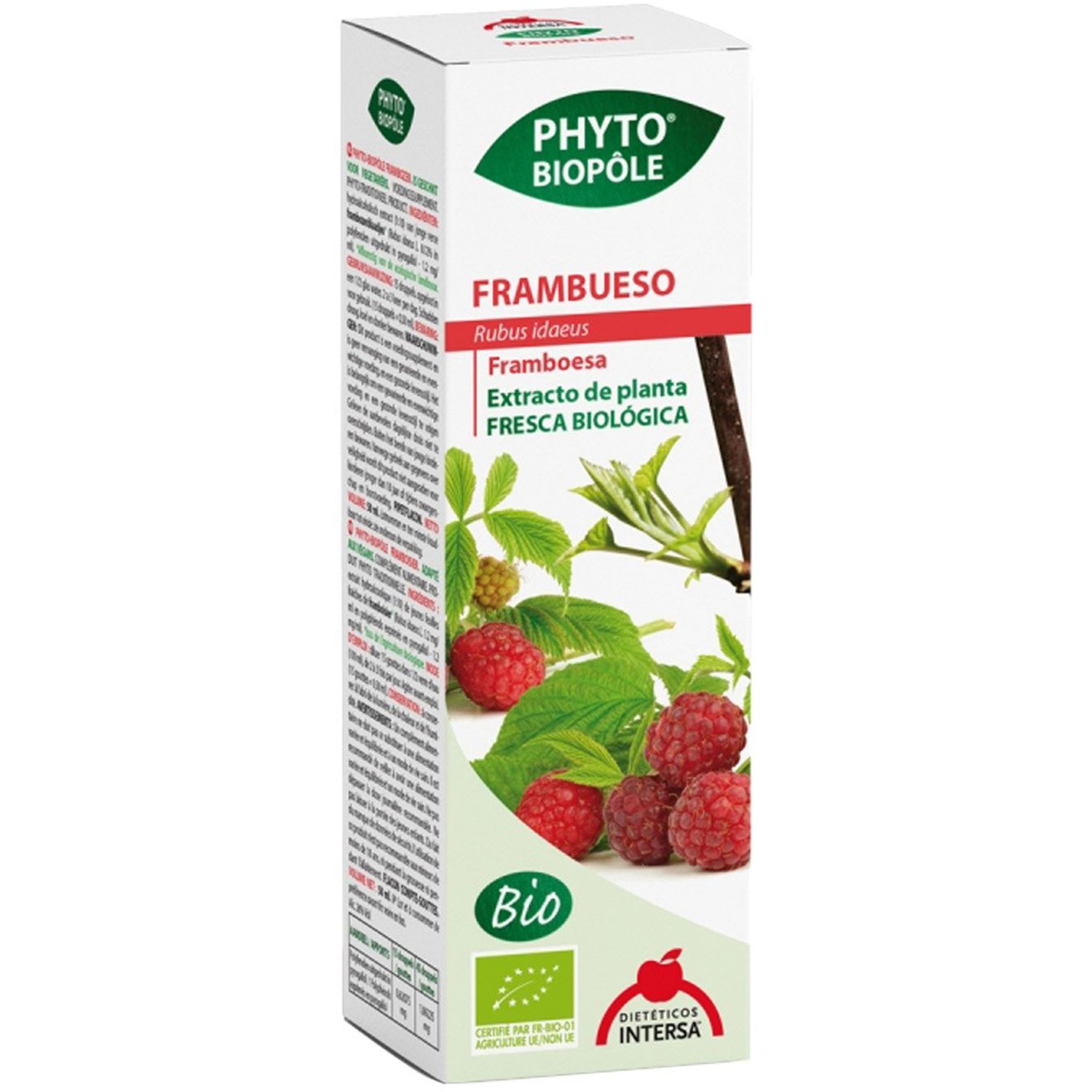 Extract Bio de zmeura, 50ml Phyto Biopole fotografia produsului View 2 L