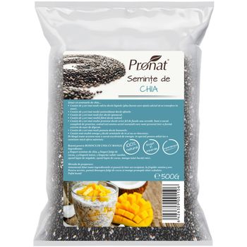 Seminte de chia, 500 g pronat