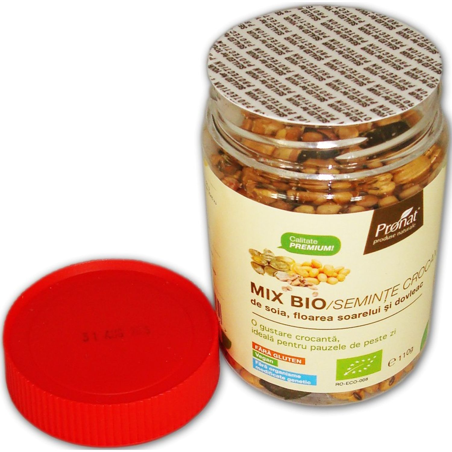 Mix seminte crocante Bio, 110 g fotografia produsului View 2 L