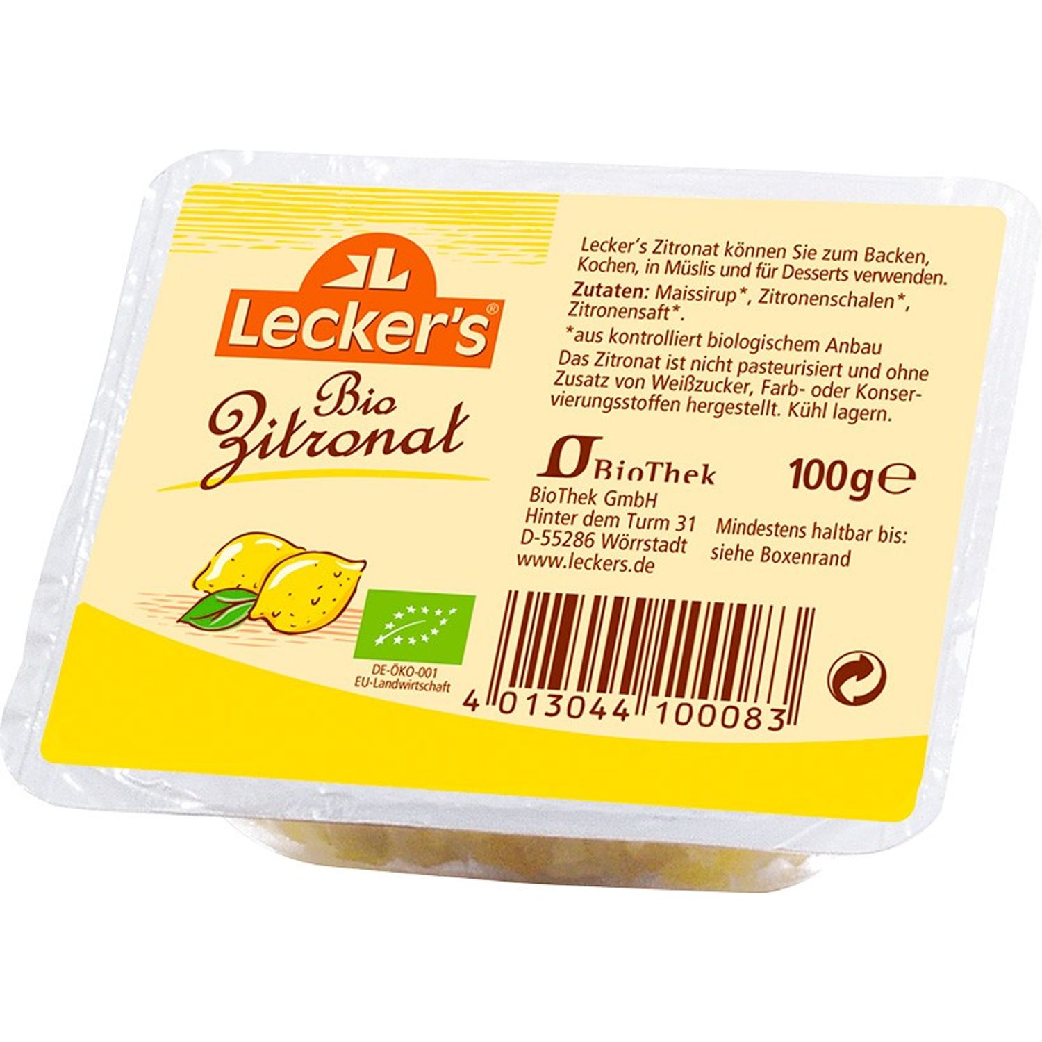 Coaja de lamaie Bio, 100 g Lecker's fotografia produsului