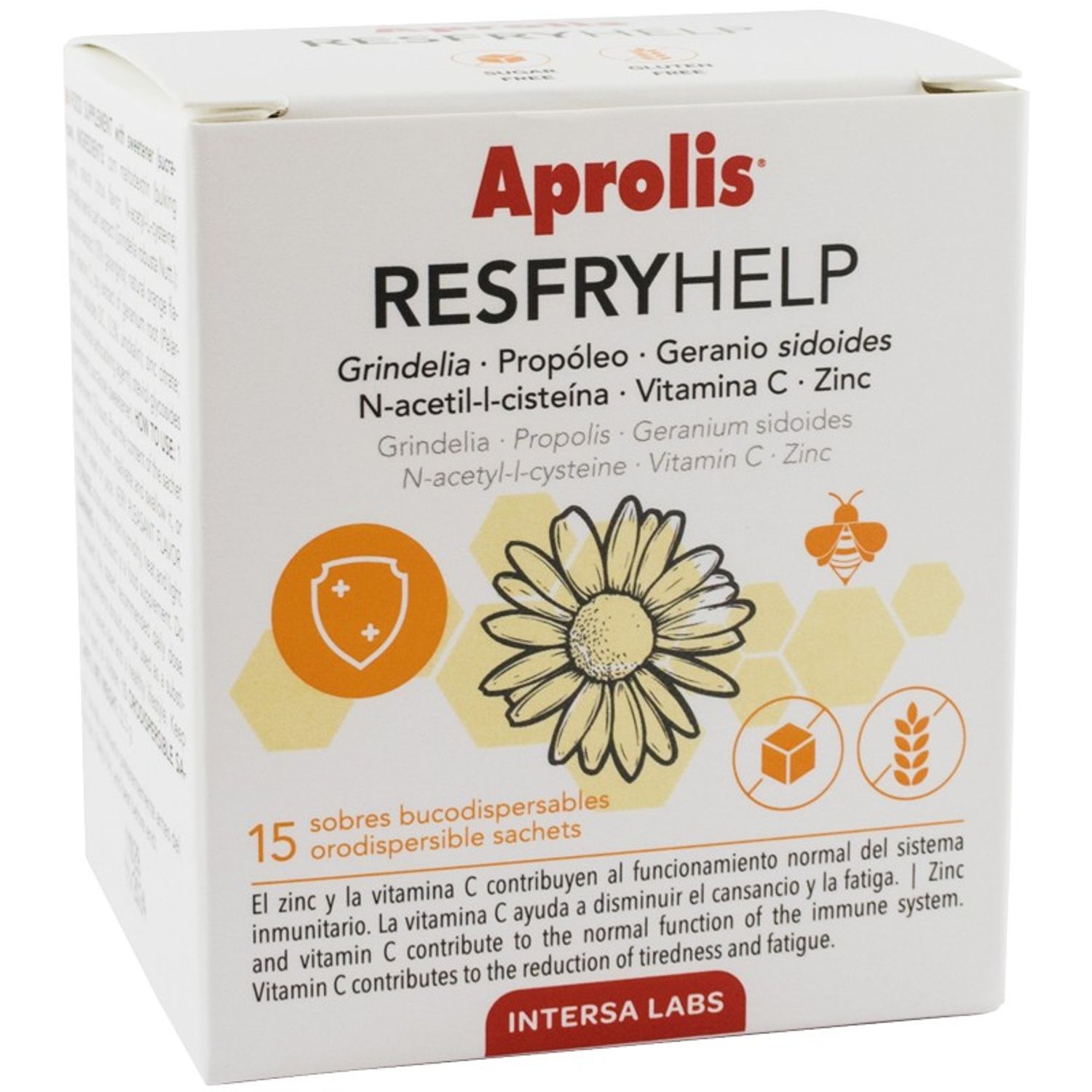 Resfryhelp pliculete orodispersabile 22,5g 15 pliculete Aprolis fotografia produsului