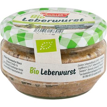 Pate bio cu ficat de porc, 160g