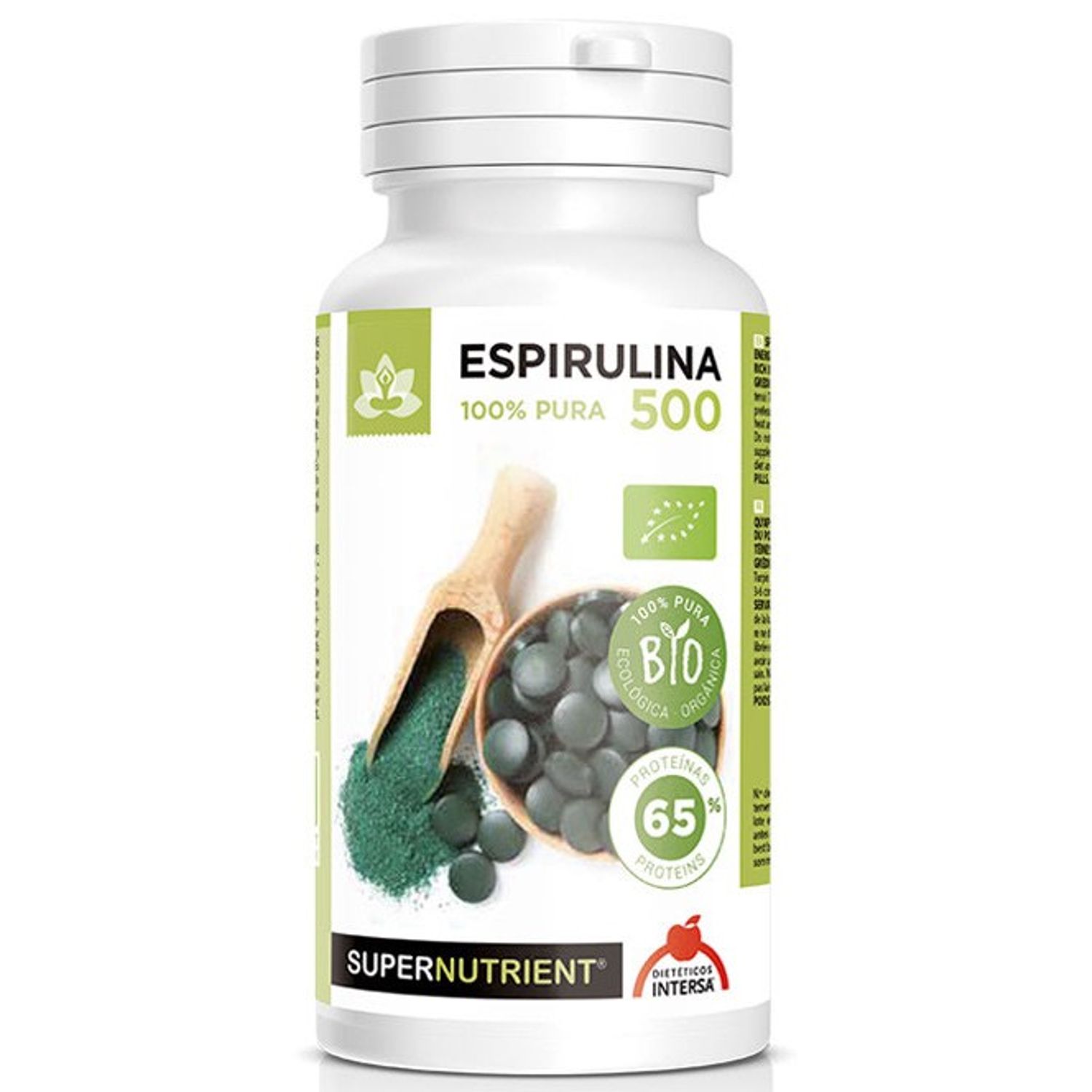 Spirulina Bio 500mg, 90g Dieteticos intersa fotografia produsului
