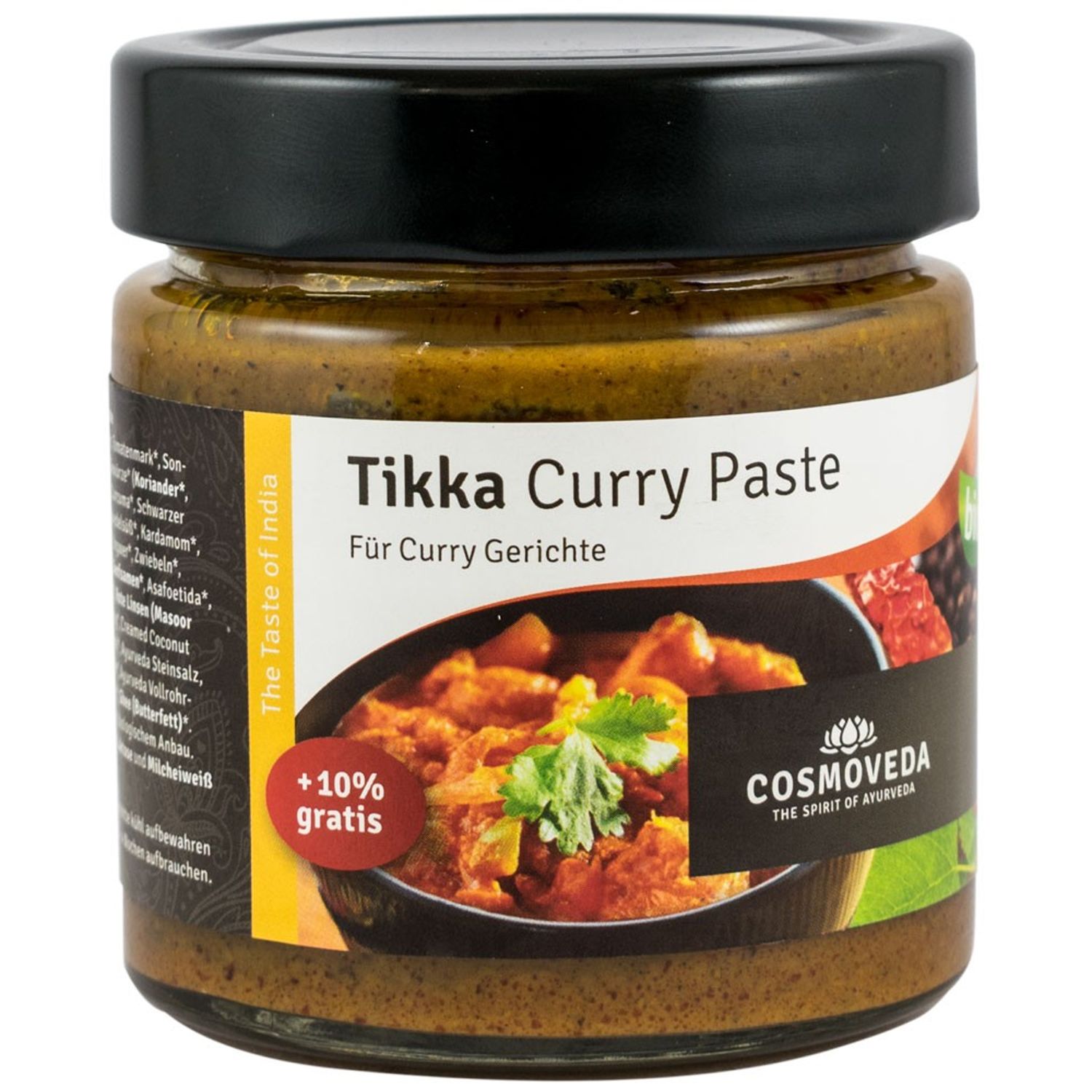 Pasta de curry Bio tikka, 175g cosmoveda fotografia produsului