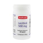 Lecitina 500 mg, 40 capsule medicura fotografia produsului