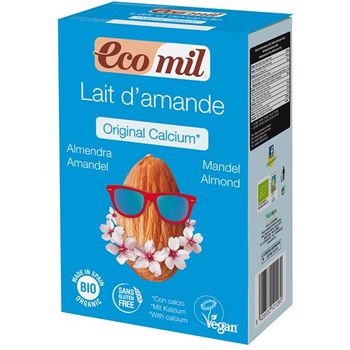 Pudra bio instant pentru bautura de migdale original cu calciu, 800g ecomil