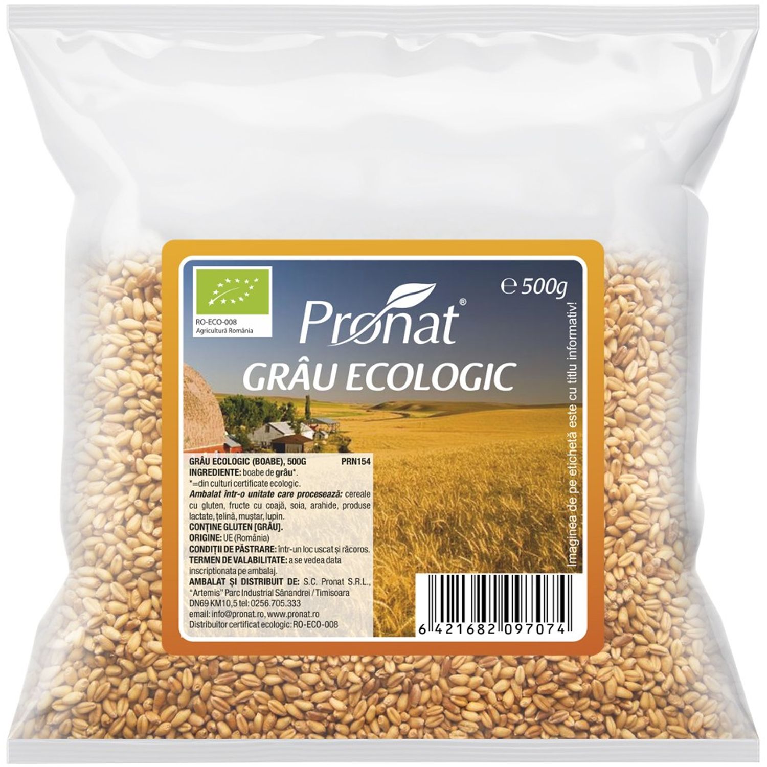 Grau Bio, 500 gr Pronat fotografia produsului