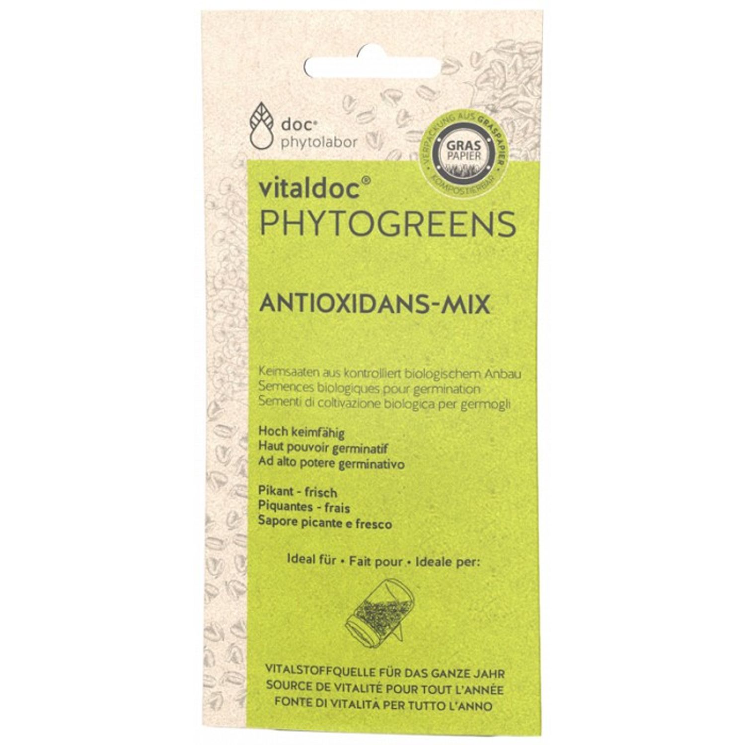 Mix de seminte Bio pentru germinat &ndash; mix antioxidant, 50 g DOC.PHYTOLABOR fotografia produsului