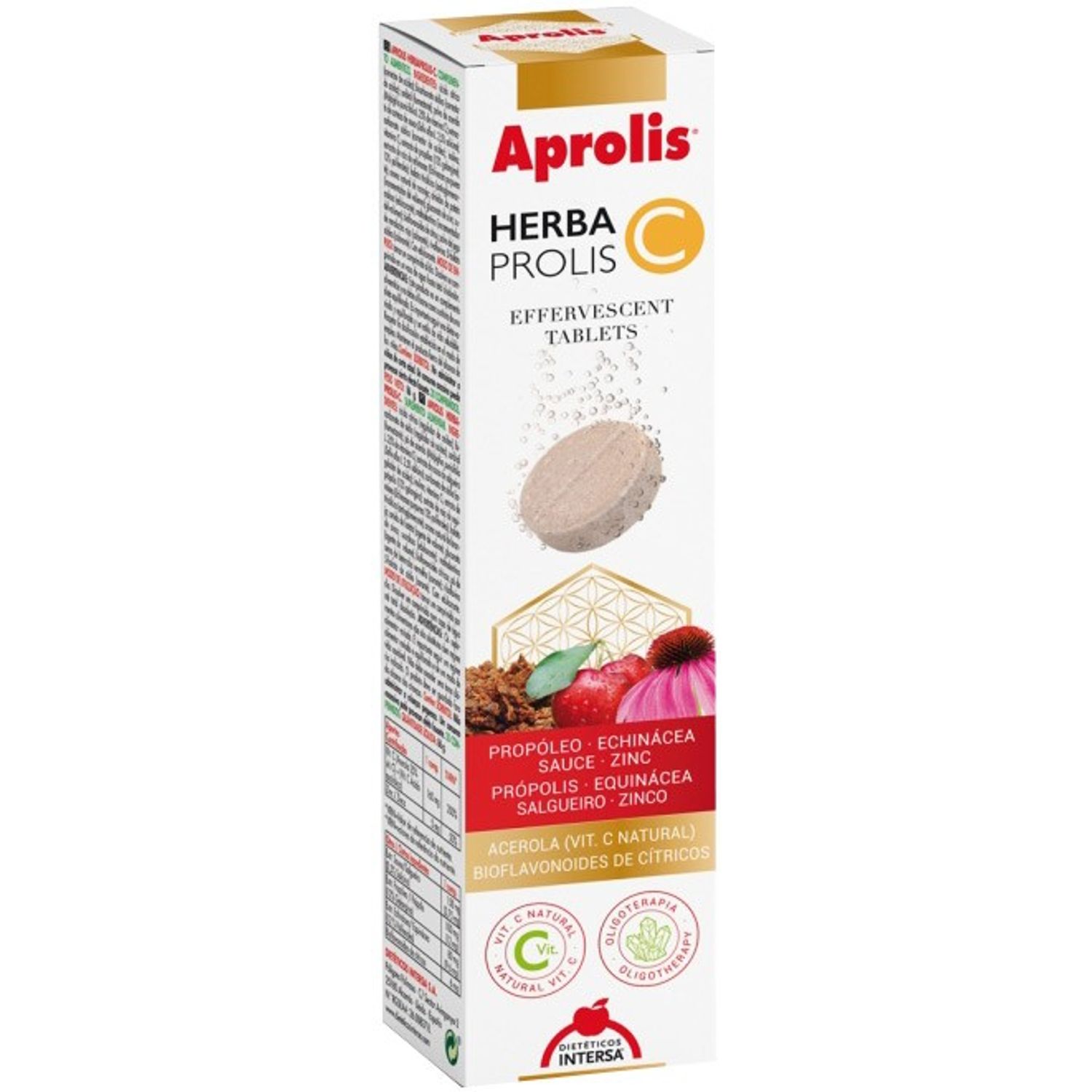 HerbAprolis c, tablete efervescente 86g 20 tablete Aprolis fotografia produsului