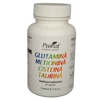 Glutamina-metionina-cisteina-taurina 40 capsule