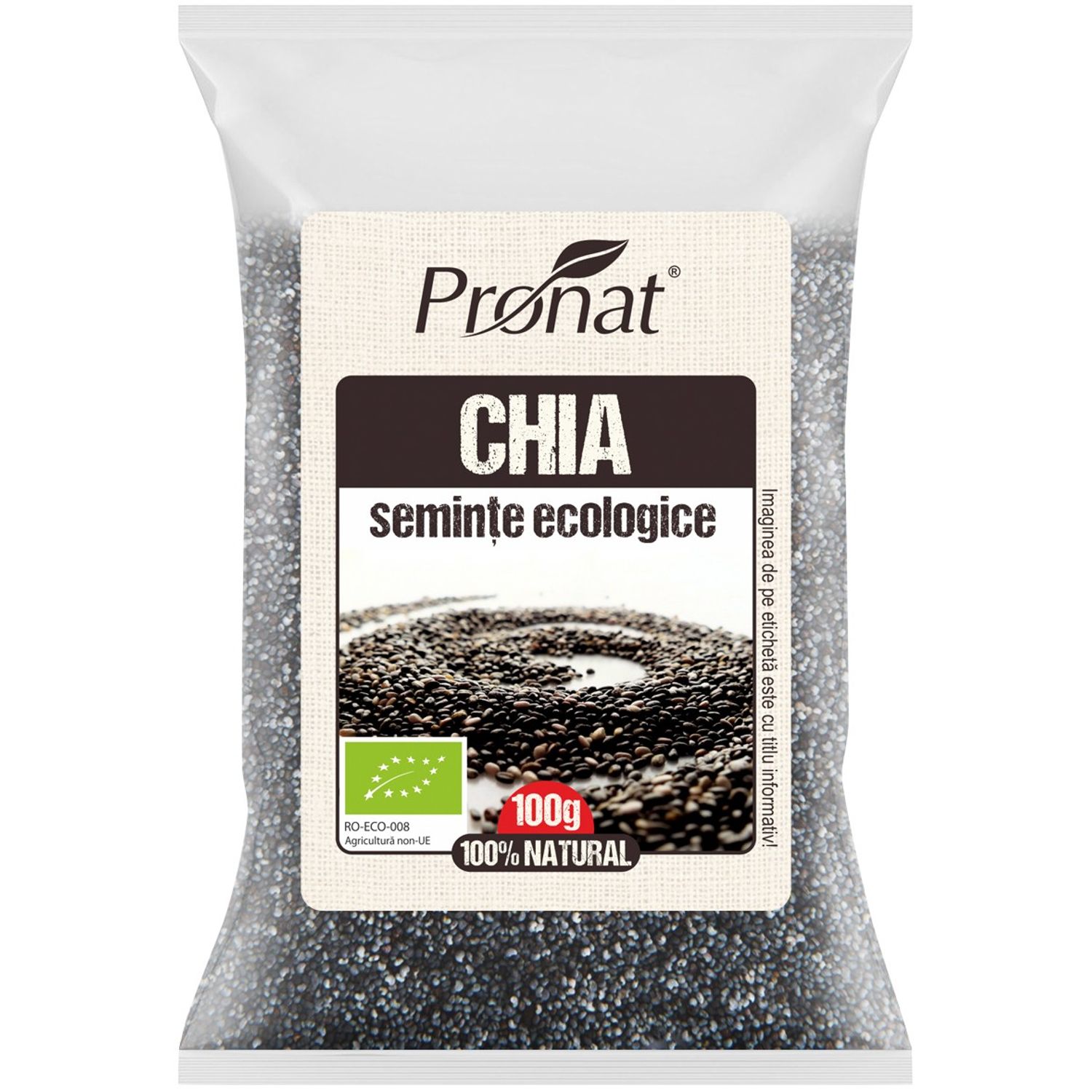 Seminte de chia Bio, 100 g fotografia produsului