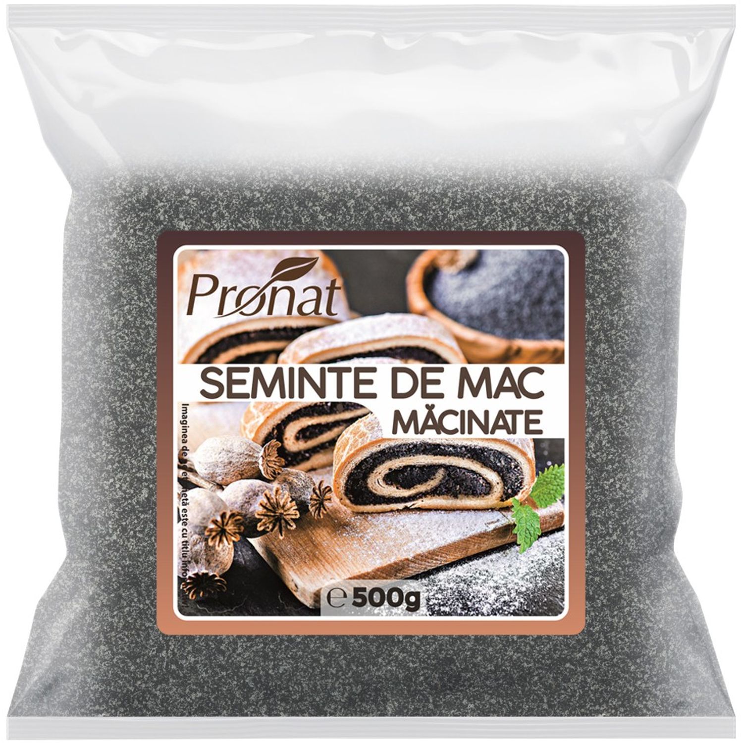 Seminte de mac macinate, 500g fotografia produsului