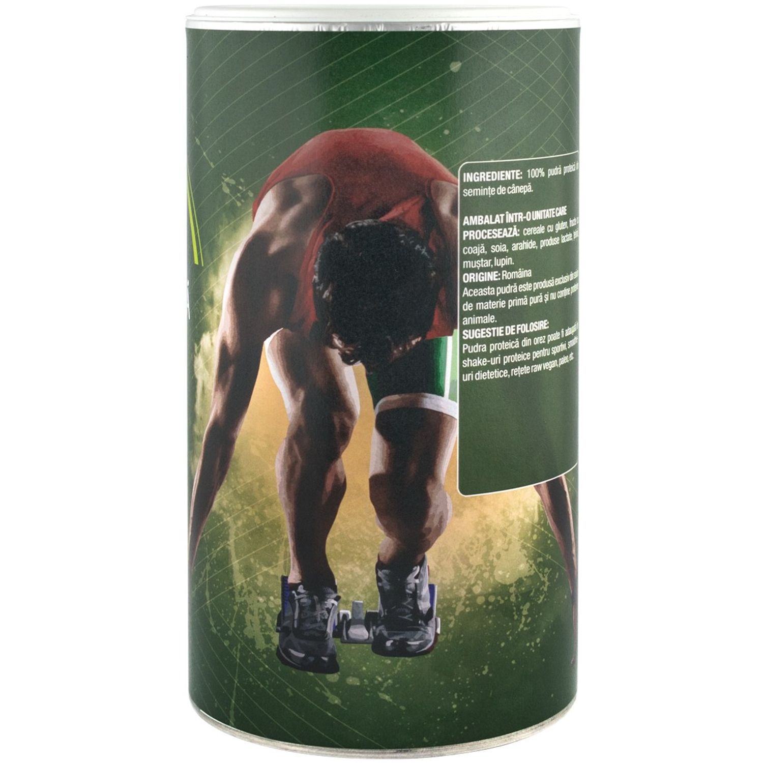Pudra proteica de canepa, 600 g fotografia produsului View 2 L