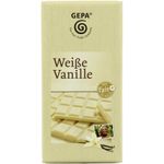 Ciocolata alba cu vanilie 100 gr Gepa fotografia produsului