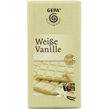 Ciocolata alba cu vanilie 100 gr gepa