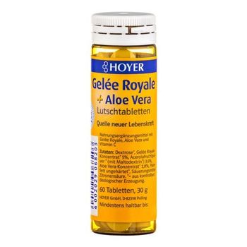 Gelee royale + aloe vera tabelete masticabile bio, 60 tb hoyer