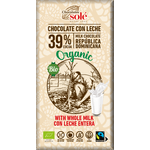 Ciocolata cu lapte Bio si fairtrade, 100 g Chocolates sole fotografia produsului
