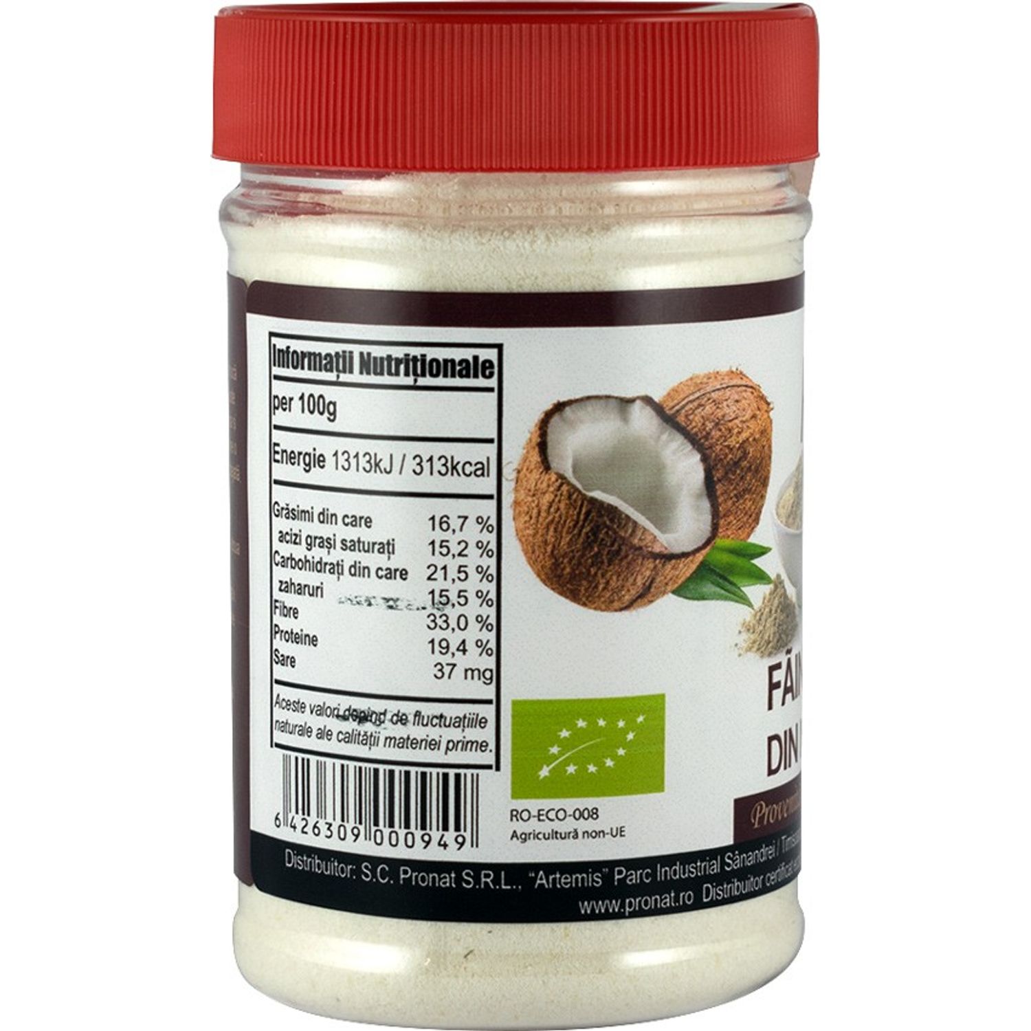 Faina Bio din nuca de cocos, 130gr fotografia produsului View 2 L