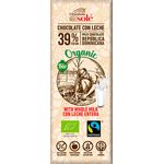 Mini tableta ciocolata Bio cu lapte, 25 g Chocolates sole fotografia produsului