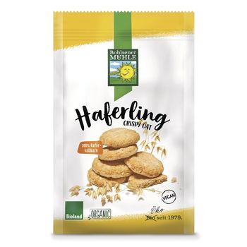 Haferling biscuiti Bio crocanti din ovaz, 125g Bohlsener muhle