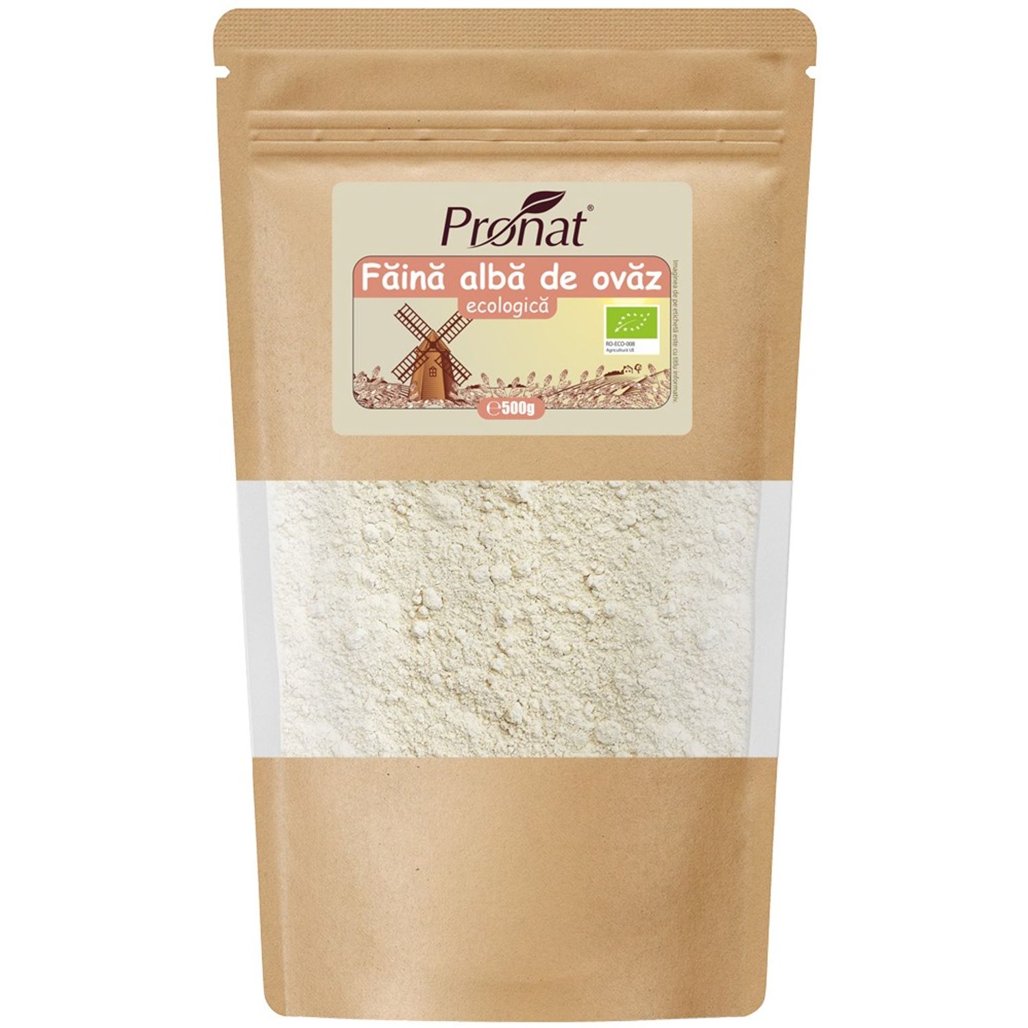 Faina alba de ovaz Bio, 500gr fotografia produsului