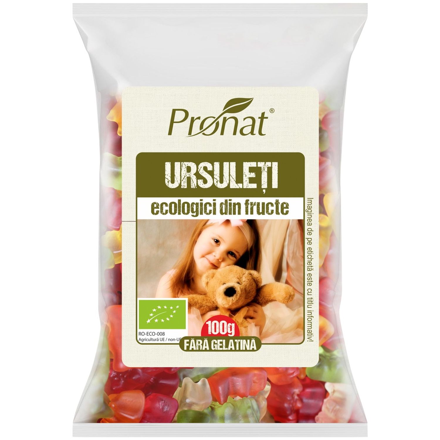 Bio ursuleti din fructe, 100g fotografia produsului