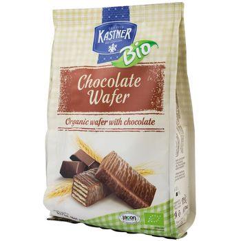 Napolitane bio cu ciocolata, 175 g kastner