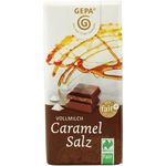 Ciocolata Bio cu lapte si caramel sarat, 40 gr Gepa fotografia produsului