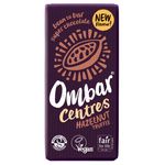 Ciocolata Bio 60% cacao neprajita (raw) cu alune de padure 35g Ombar fotografia produsului