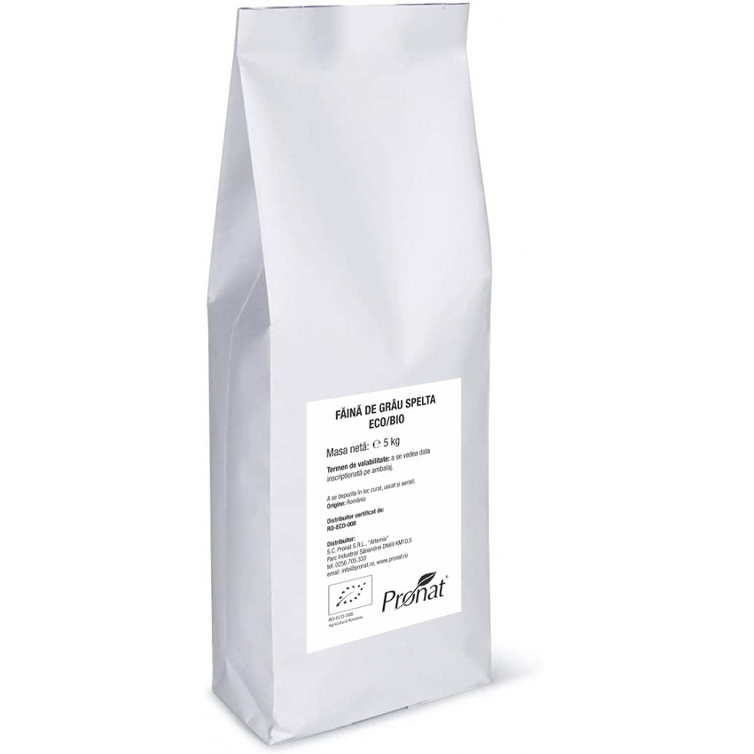 Faina integrala de grau spelta Bio, 5 kg fotografia produsului