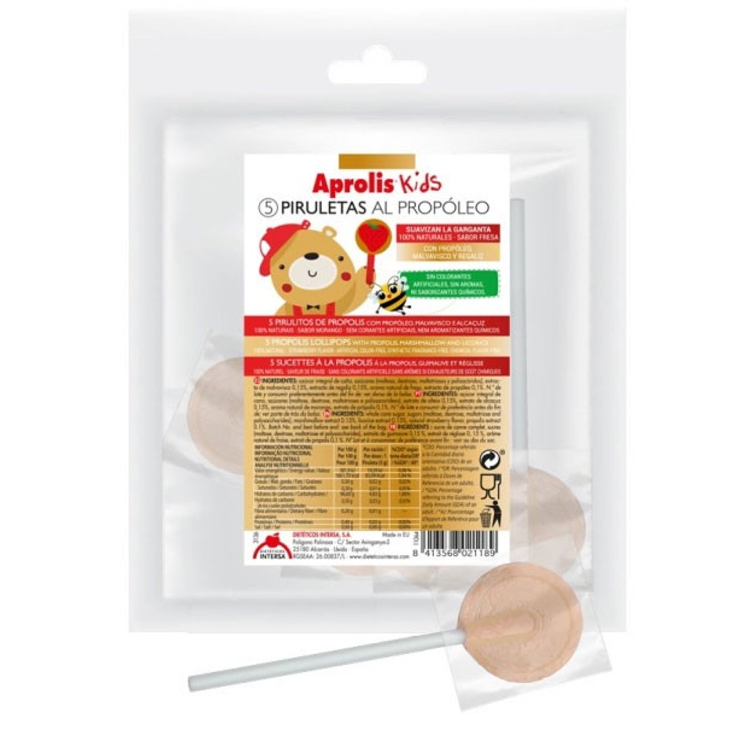 Acadele cu propolis, 30g Aprolis kids fotografia produsului