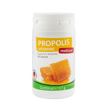Propolis plus vitamine, 40 capsule medicura