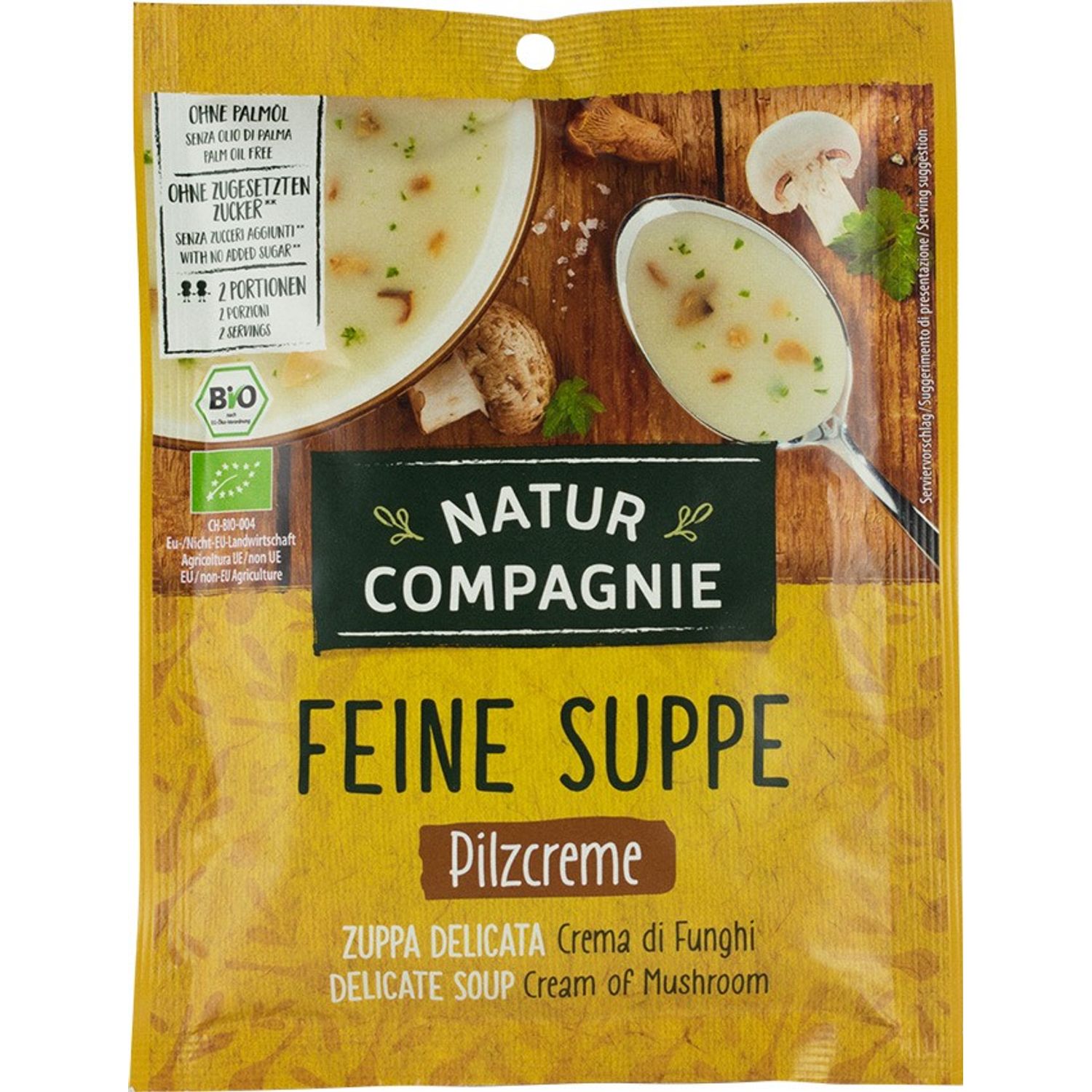 Supa crema de ciuperci, Bio, 40 g Natur Compagnie fotografia produsului