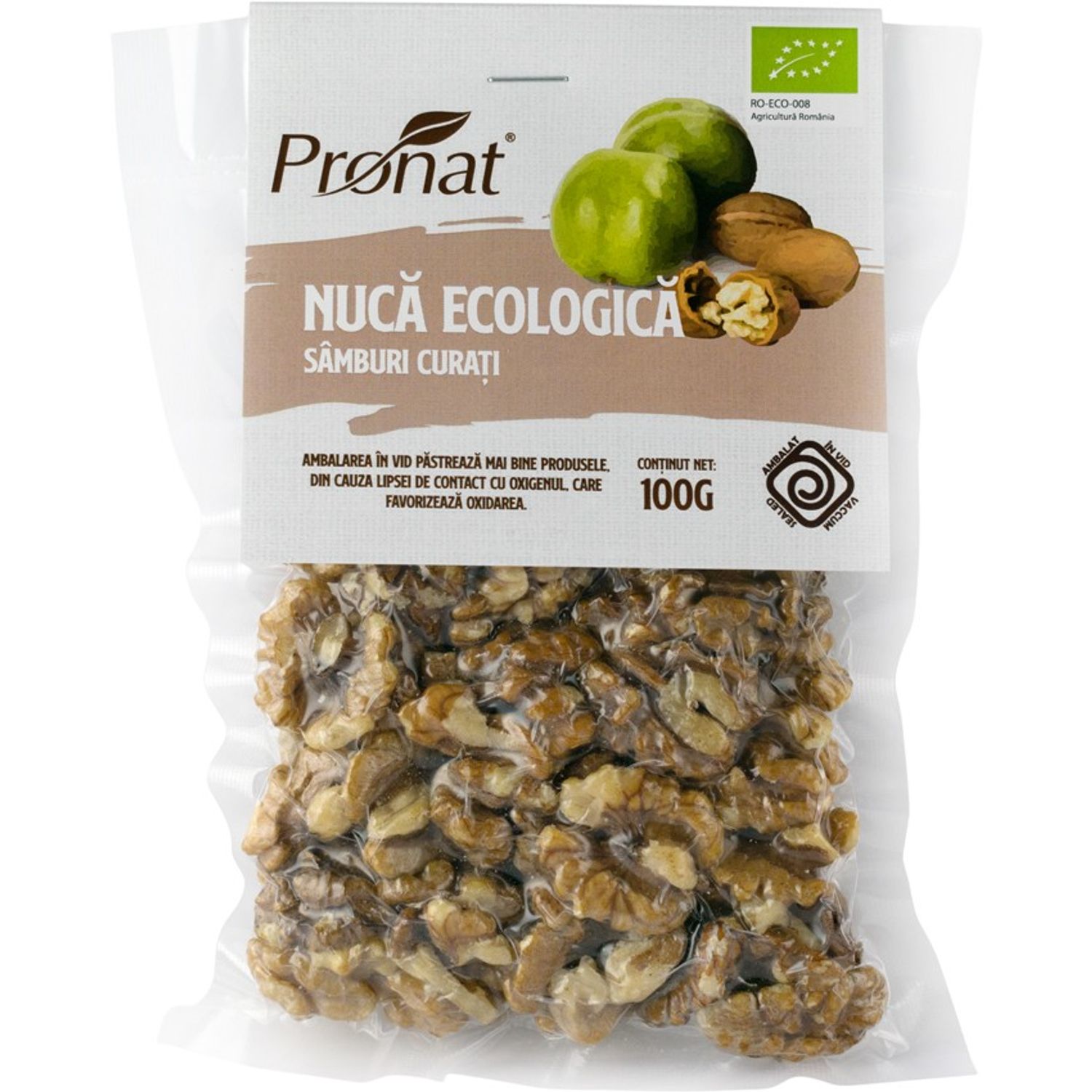 Nuca Bio samburi curati, 100 g fotografia produsului