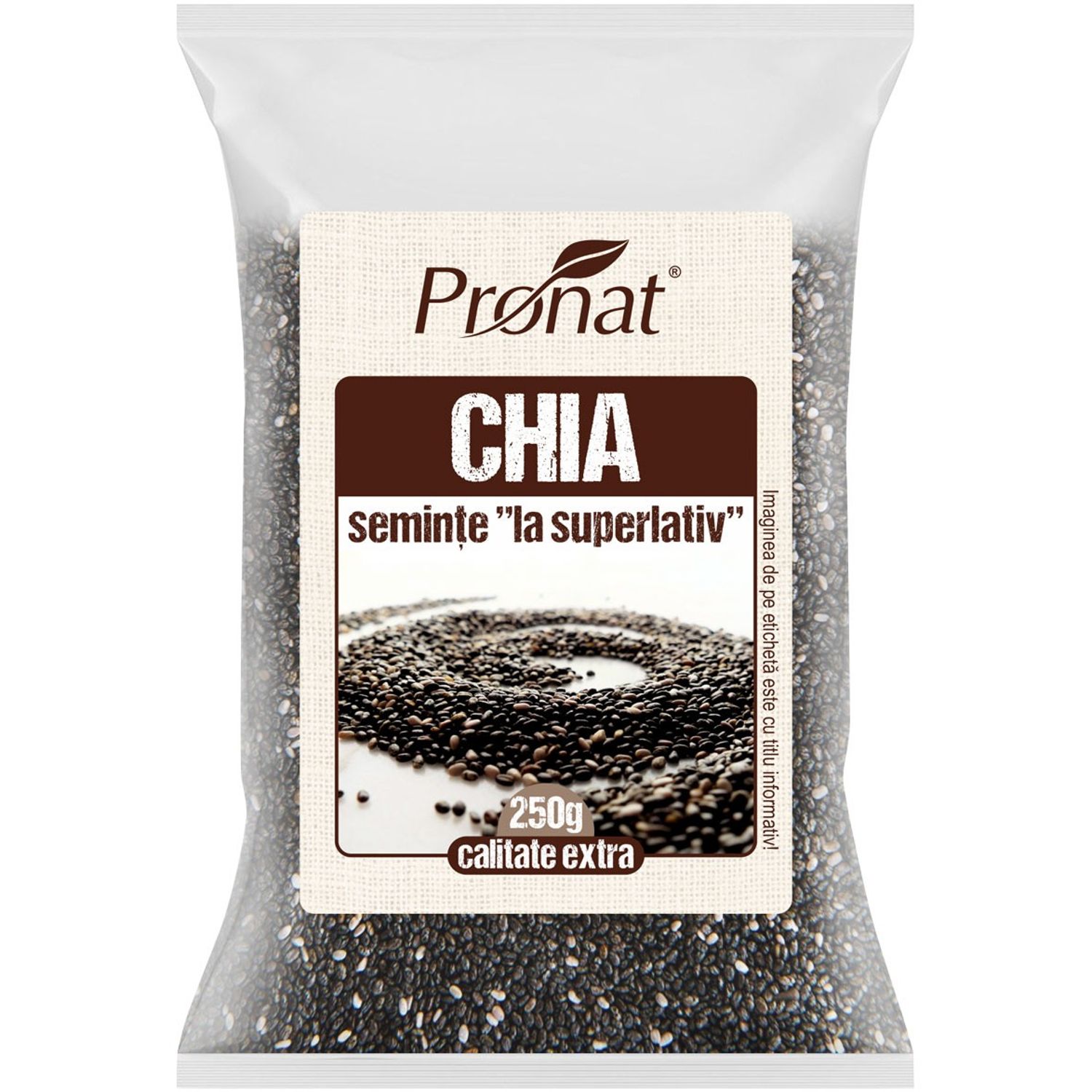 Seminte de chia, 250 g fotografia produsului