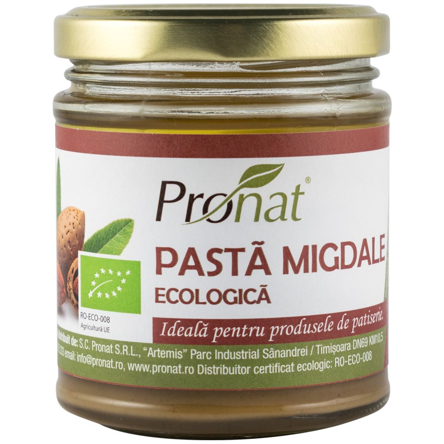 Pasta de migdale Bio, 160g fotografia produsului