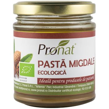 Pasta de migdale bio, 160g
