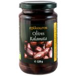 Epikouros masline Bio kalamata in saramura, 320g fotografia produsului