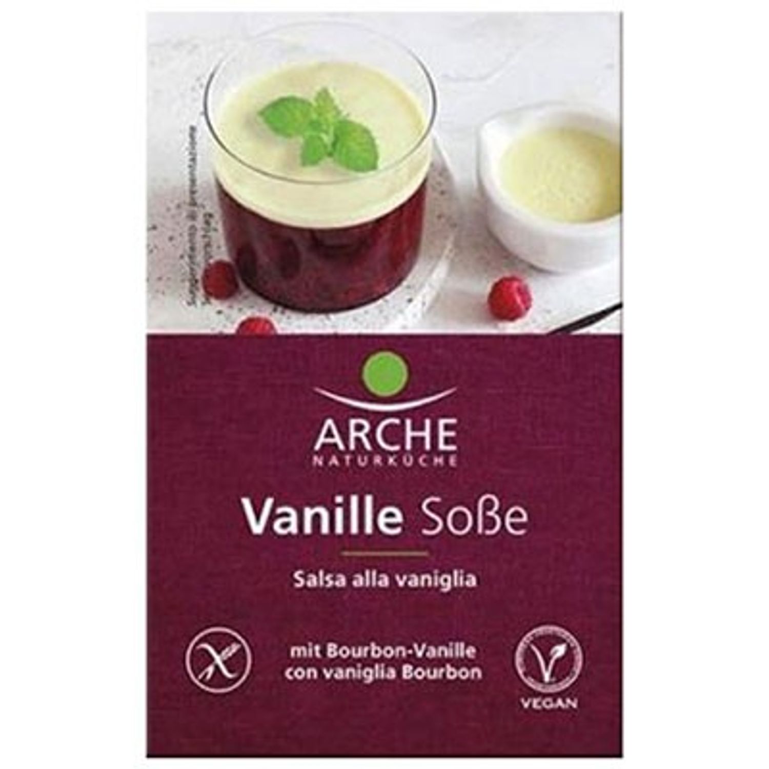 Sos de vanilie Bio, 3x16 g Arche Naturkuche fotografia produsului