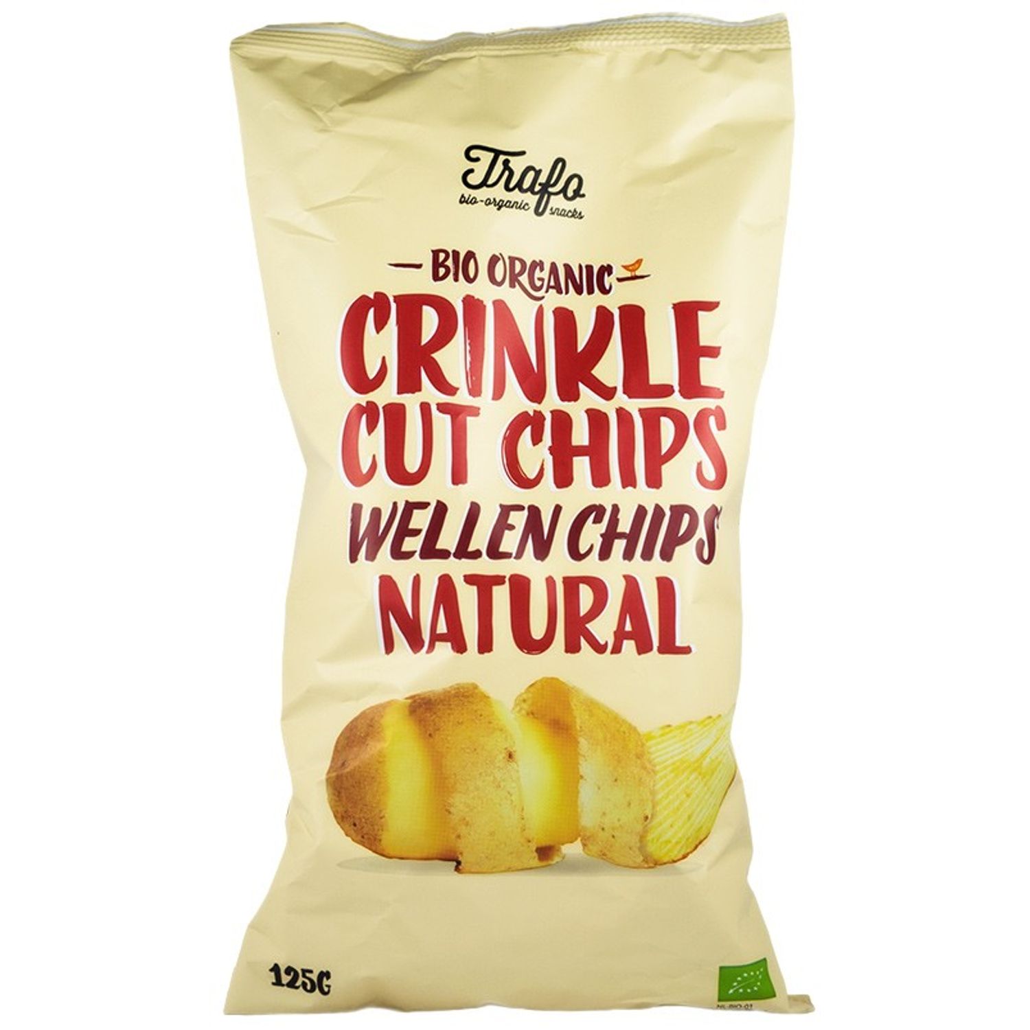Trafo chipsuri Bio crestate, 125 g fotografia produsului