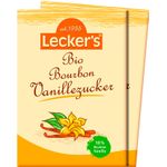 Zahar vanilat bourbon, Bio, 2x8 g Lecker's fotografia produsului