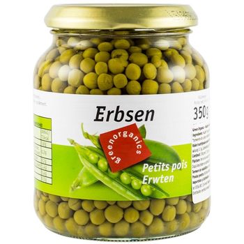 Mazare bio, 350 g / 230 g green organics