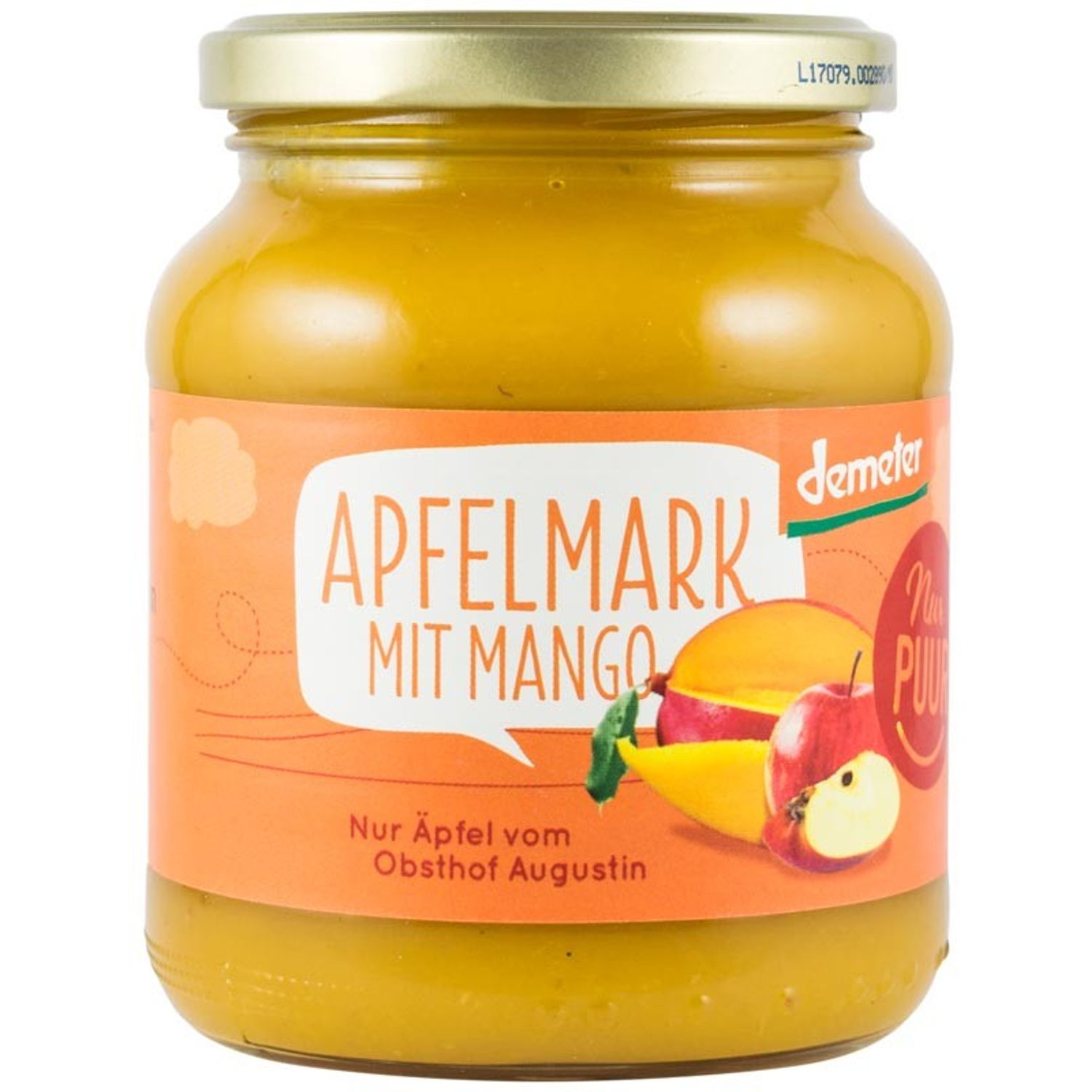 Piure Bio de mere cu mango, 360 g Nur Puur fotografia produsului