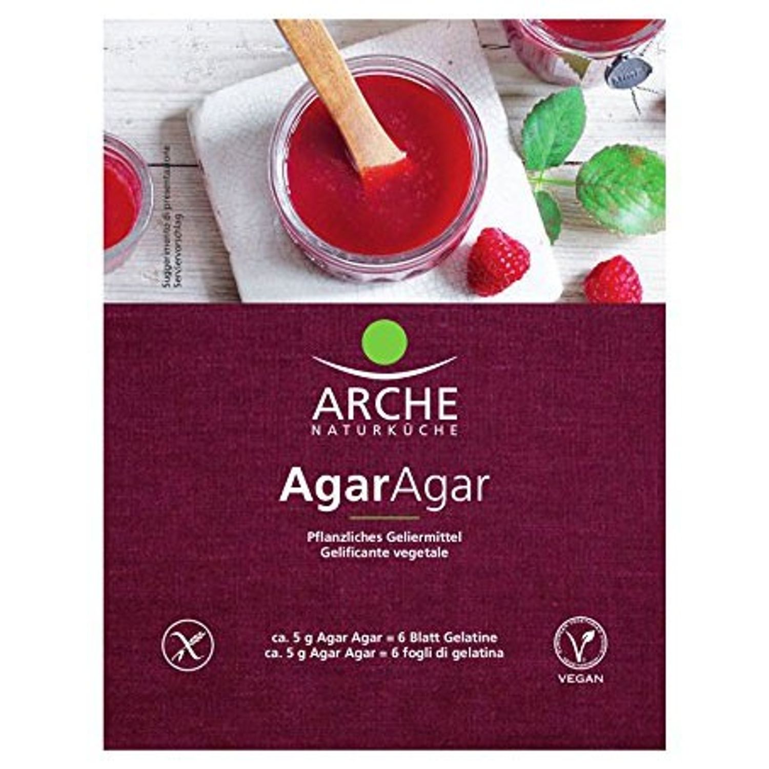 Agar-Agar Bio, 30 g Arche Naturkuche fotografia produsului